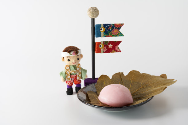 日本糖果形象柏和麻糬儿童节的日本活动。图片下载