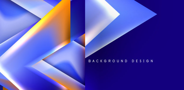 抽象烘焙与重叠三角形和图片下载