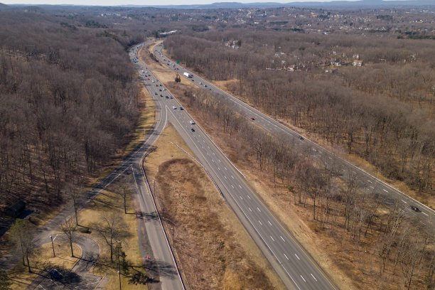 州际公路。美国基础设施图片下载