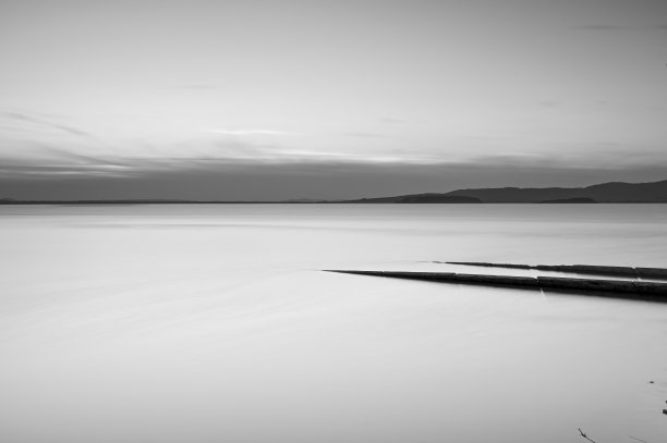 黑白日落图片下载