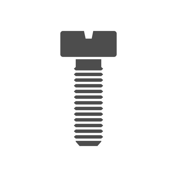 开槽头螺栓线图标图片下载