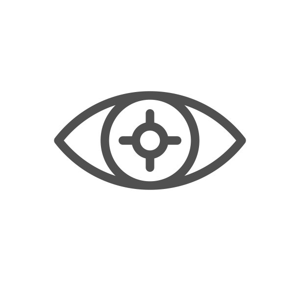 与眼睛相关的图标。图片下载