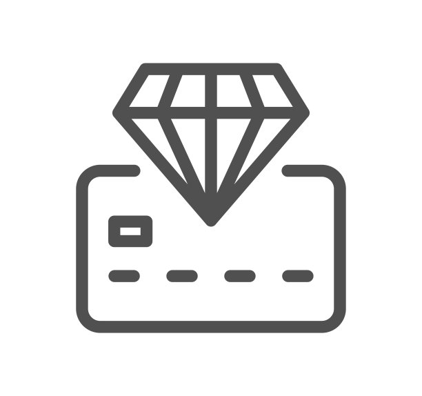 钻石相关图标。图片下载