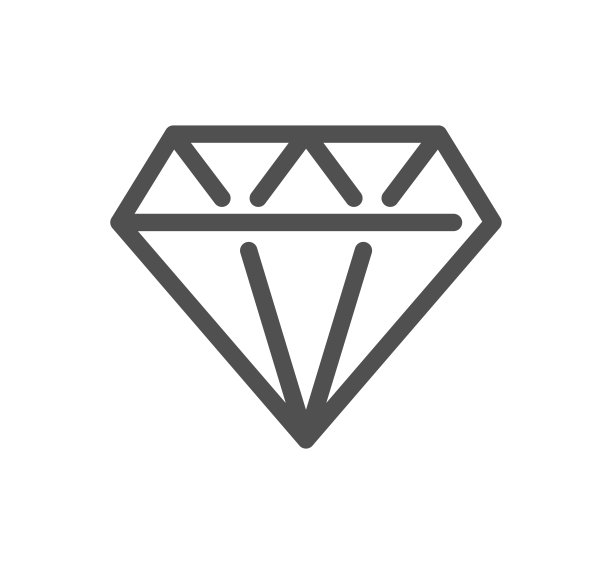 钻石相关图标。图片下载