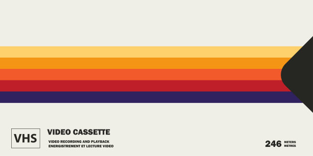 旧录像带背景。老式学校和回到90年代的概念背景图片下载