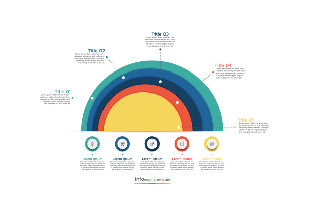 可视化时间轴流程信息图模板步骤业务数据图片下载