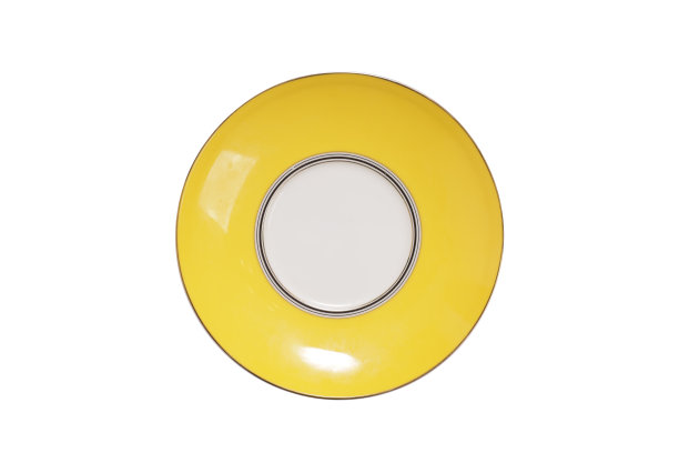 黄色板块孤立在白色背景上。图片下载