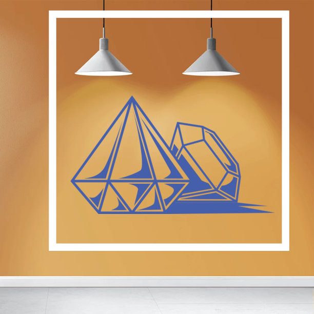 墙上镶钻图片下载