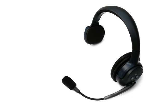 耳机隔离在白色背景上图片下载