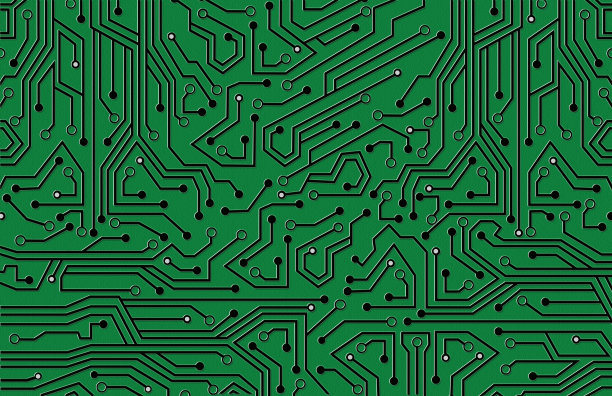 绿色电路板图片下载