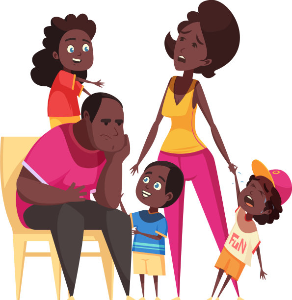 累了妈妈爸爸图片下载