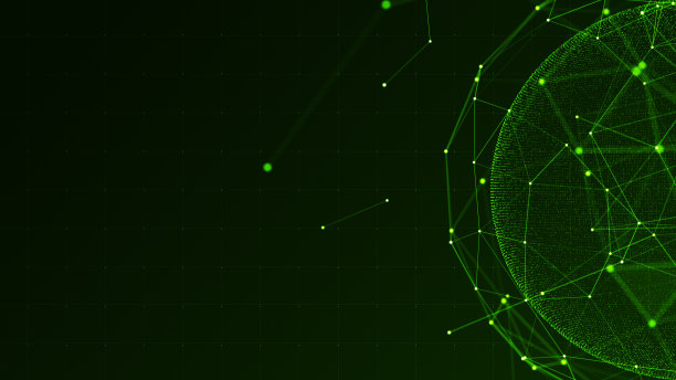 几何网络多边形地球图形背景图片下载