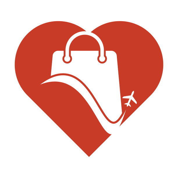 旅行店标志矢量模板。图片下载