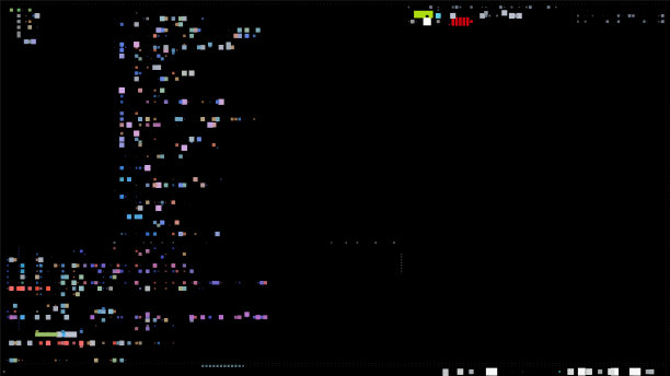 带有深色背景的编程控制台。编码矢量图片下载