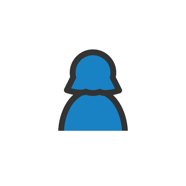 女性图标矢量符号图形插画，商务人士图片下载