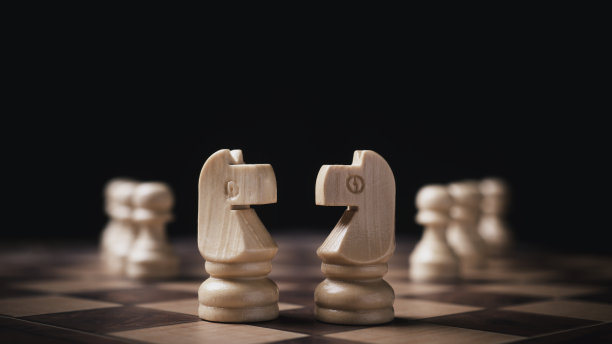 棋牌游戏的战略，计划，想法和竞争决策，成功的商业概念图片下载