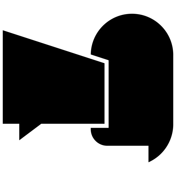 语音气球图标，实体样式矢量图图片下载