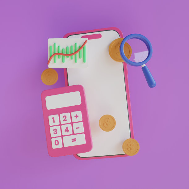 3d插画，智能手机仪表盘分析优化业务图片下载