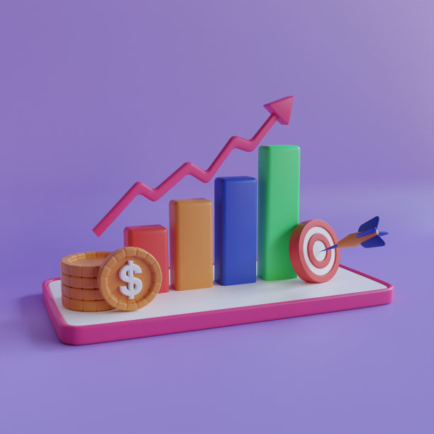 三维插图，成功的商业领袖的图标图片下载