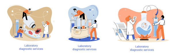 实验室诊断服务，健康指标研究，治疗，临床隐喻医学检查图片下载