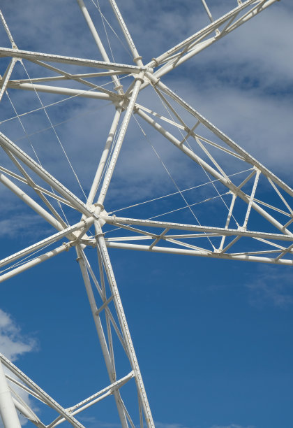 摩天轮内部金属结构图片下载