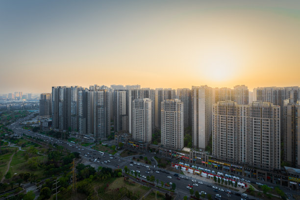 黄昏城市图片下载