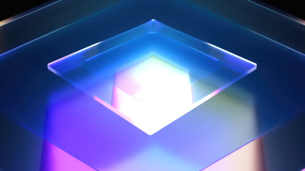 三维渲染方块玻璃图片下载