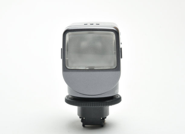 摄像机上的白色背景照明装置图片下载