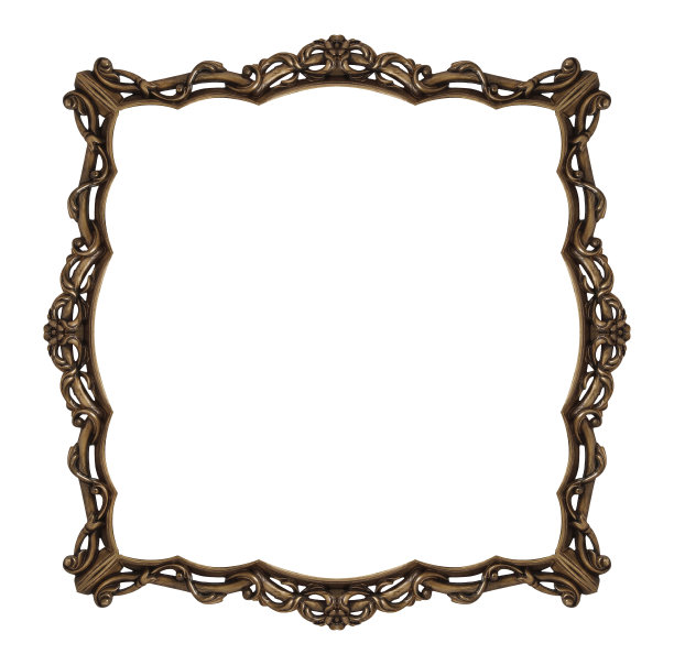 仿古金框图片下载