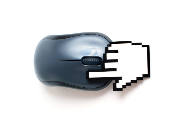 塑料像素指针点击电脑鼠标图片下载