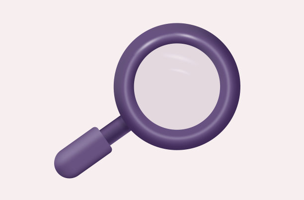 放大镜3d，搜索。放大镜,
选择，研究图标。放大物体的透镜。光学检查和验证工具。发现、探索和检查细节。符号，放大镜，找到或聚焦。向量。图片下载