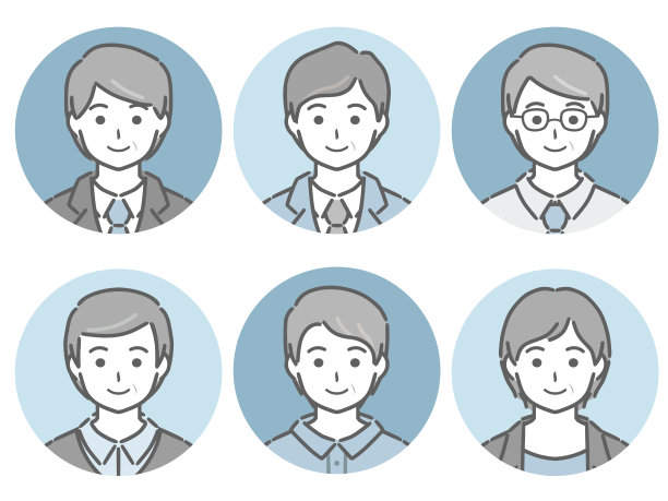 圆形图标为中年男性设置图片下载