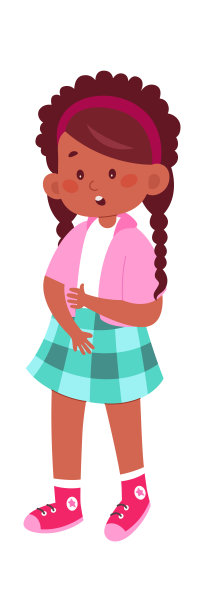 留小辫的女学生图片下载