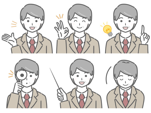 一位穿西装的中年男子解释道图片下载