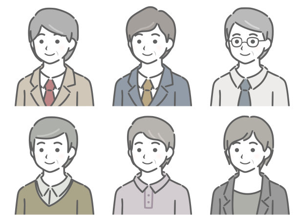 上半身斜向，适合中年男性图片下载