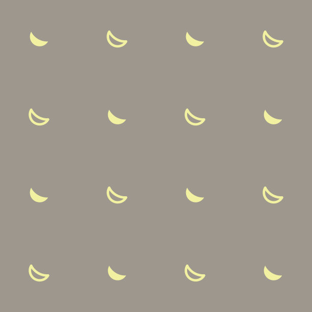 一个可爱的黄色和棕色粉彩无缝图案的月亮与沙滩概念夏季主题的背景图片下载