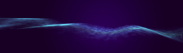 未来的波。抽象的技术背景。大数据三维可视化。分析报告。3 d渲染。图片下载