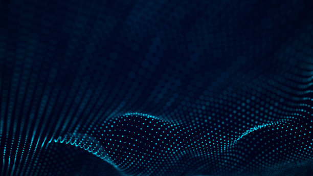 技术浪潮点。数字的背景。很棒的数据可视化。图片下载