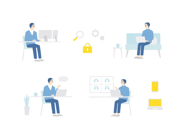 矢量插图集各种业务概念场景，如工程师图片下载