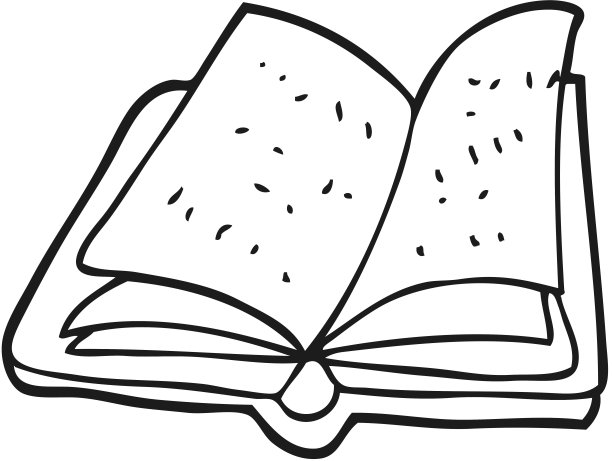 手绘黑白漫画书图片下载