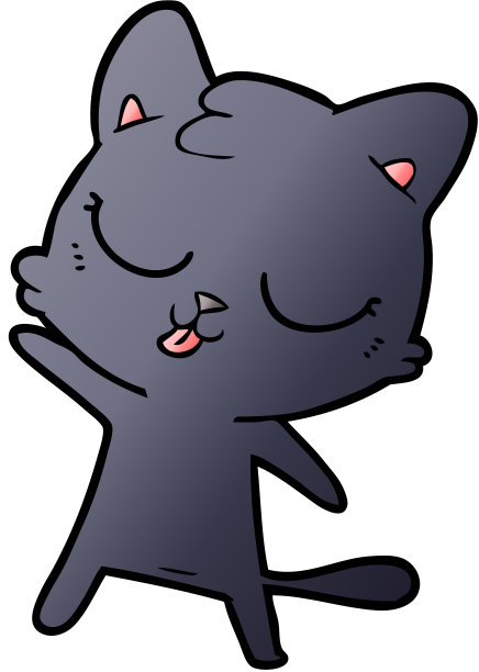 可爱的卡通猫图片下载
