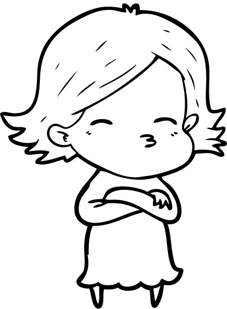 卡通的女人图片下载