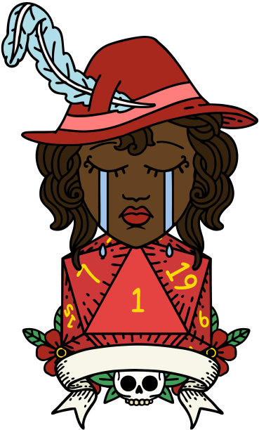 复古纹身风格的人硬字符脸图片下载