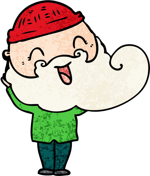 快乐的大胡子图片下载