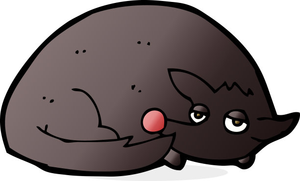 卡通卷狗图片下载