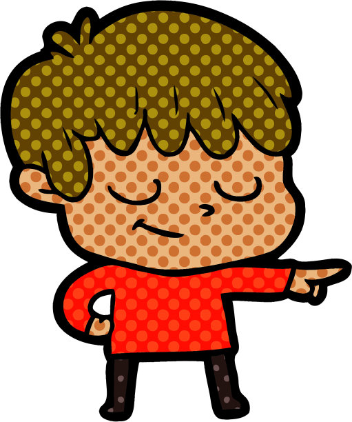 卡通快乐男孩图片下载