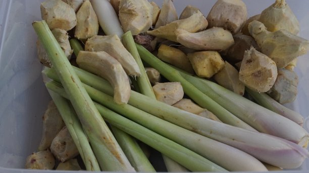 姜和柠檬草图片下载