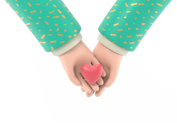 卡通手势图标模型。两个拳头在争吵中紧握。商人之间的分歧。商业冲突象形图，辩论，白底3D渲染。图片下载