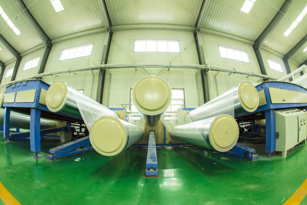 纺织带生产车间，生产纺织带的工厂车间图片下载