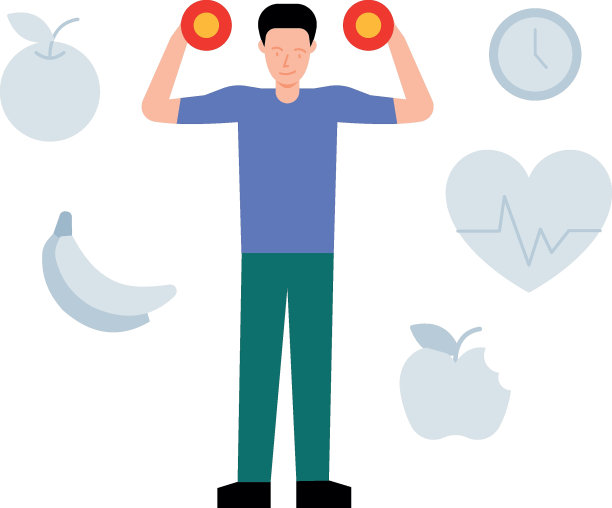 这个男孩正在照顾自己的身体。图片下载